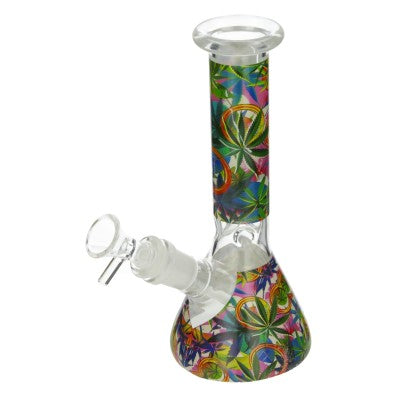 COFFRET BANG EN VERRE MULTI ACCESSOIRES LEAF HEMP COLORFUL